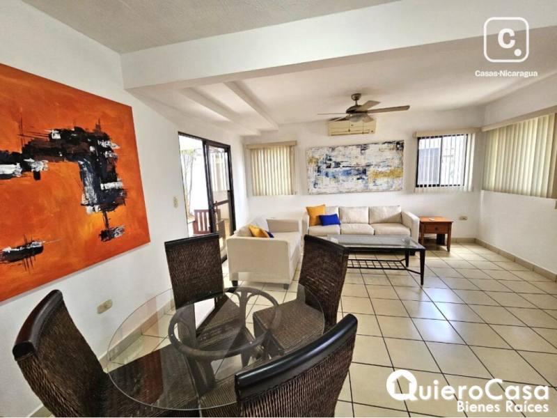Casa en alquiler en Santo Domingo, Managua – 3 hab, US$ 1,800/mes