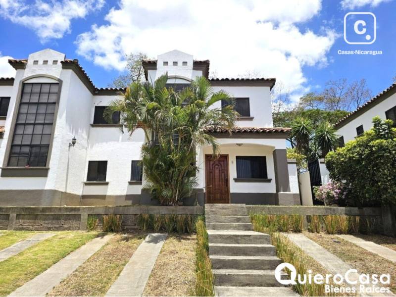 Casa en alquiler en Santo Domingo, Managua – 3 hab, US$ 1,800/mes