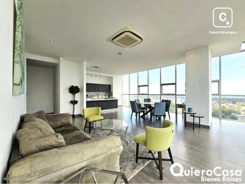 Apartamento en alquiler en Carretera Masaya, Managua – 2 hab
