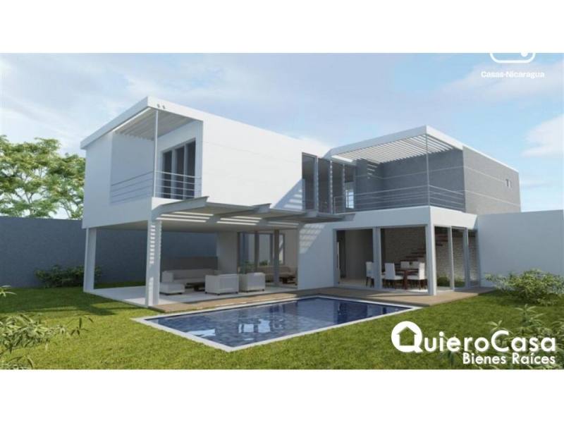 Casa en venta en Santo Domingo, Managua – 3 hab, 250 m², US$ 295,000