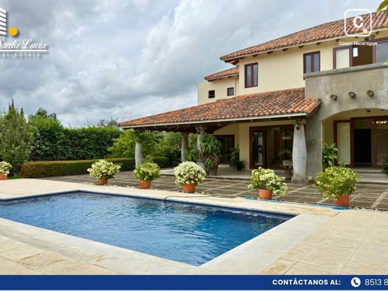 Casa en venta en Santo Domingo, Managua – 4 hab, 496 m², US$ 595,000