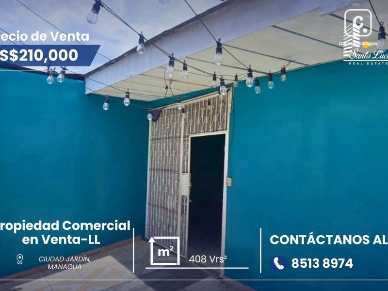 Casa en venta en Ciudad Jardín, Managua – 3 hab, 285 m²