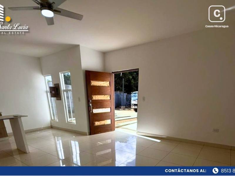 Casa en venta en Santo Domingo, Managua – 3 hab, 140 m²