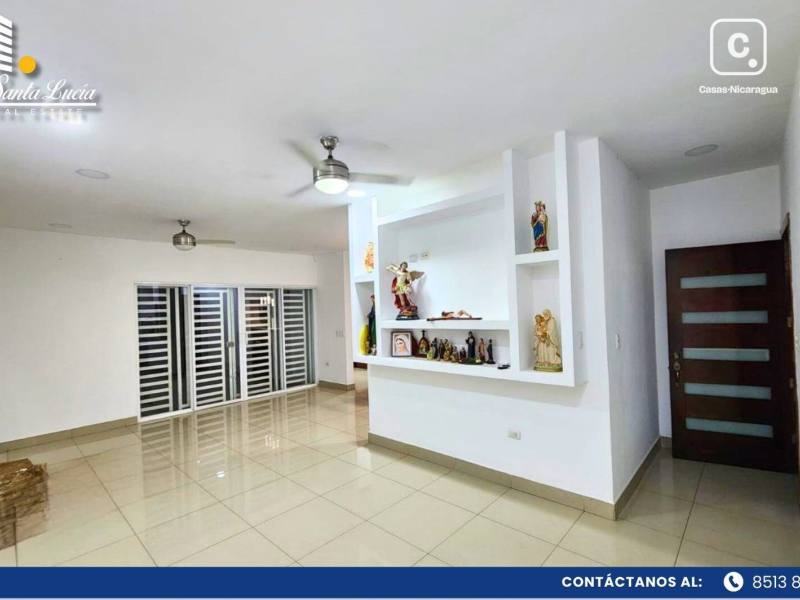 Casa en venta en Las Colinas, Managua – 4 hab, 300 m², US$ 195,000