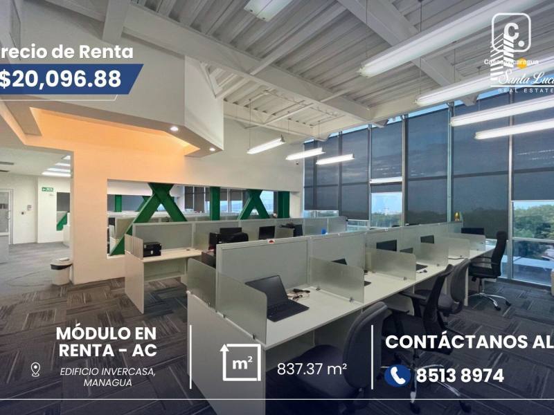 Terreno en alquiler en Villa Fontana, Managua – 837 m²