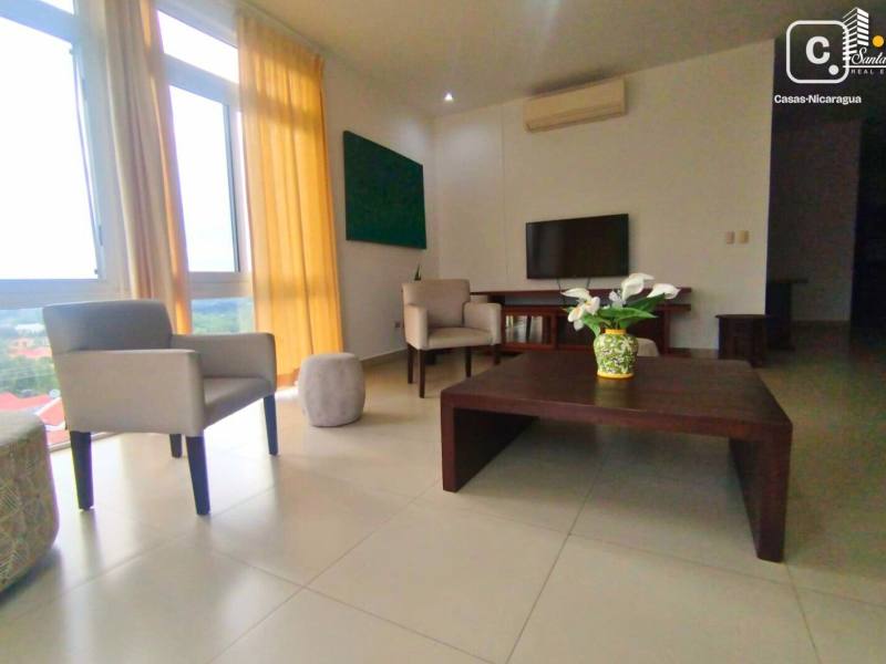 Apartamento en alquiler en Las Cumbres, Managua – 2 hab, 170 m², Ref SLf09f8c87penthouseenrentamana