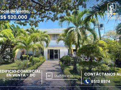 Local comercial en venta en Montoya, Managua – 579 m²