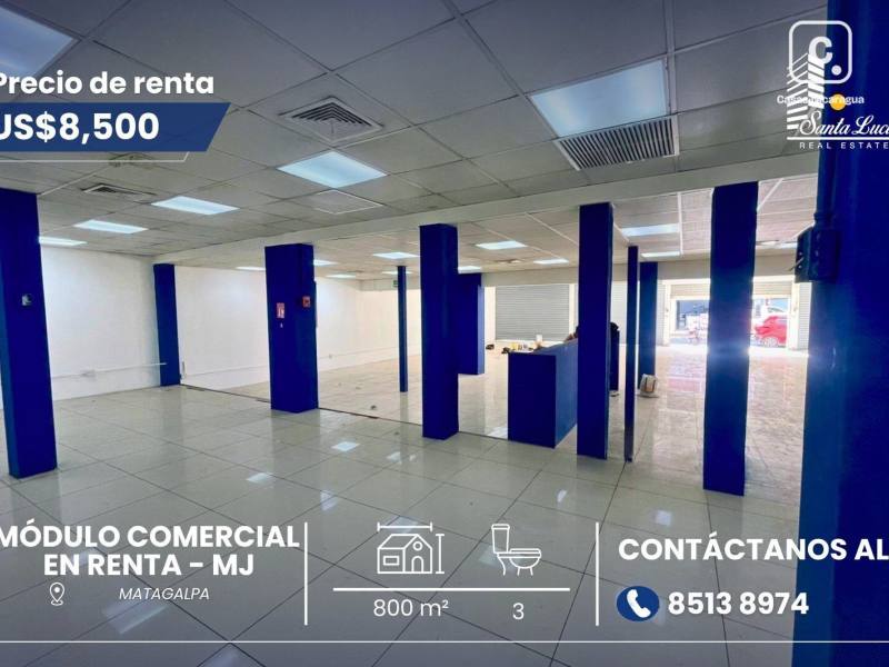 Local comercial en alquiler en Matagalpa – 800 m²