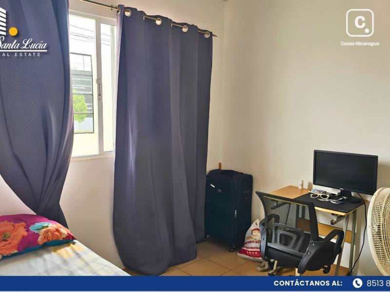 Casa en venta en Carretera Norte, Managua – 2 hab, 38 m²
