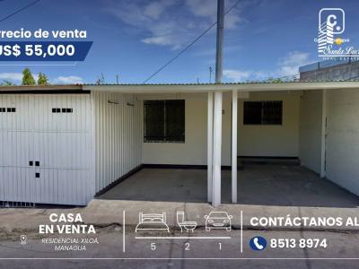 Casa en venta en Managua – 5 hab, US$ 55,000