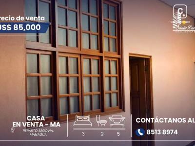 Casa en venta en El Mayoreo, Managua – 3 hab, 163 m²