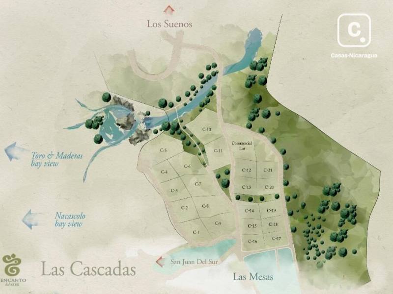 Terreno en venta en San Juan del Sur, Rivas – 318 varas²